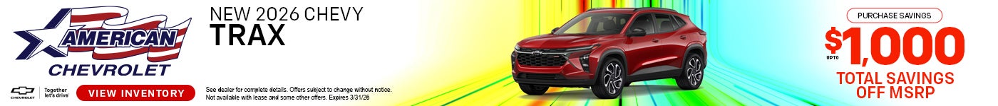 2026 CHEVY TRAX