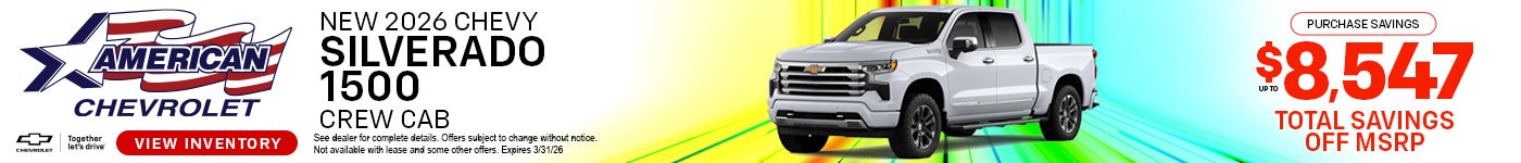 2026 CHEVY SILVERADO 1500