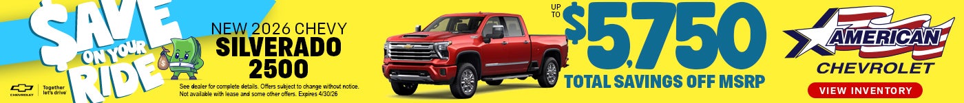 2026 CHEVY SILVERADO 2500