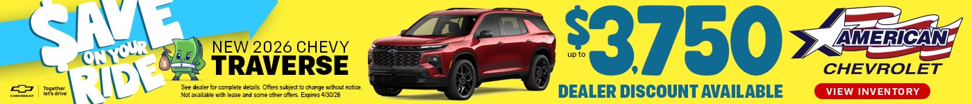 2026 CHEVY TRAVERSE