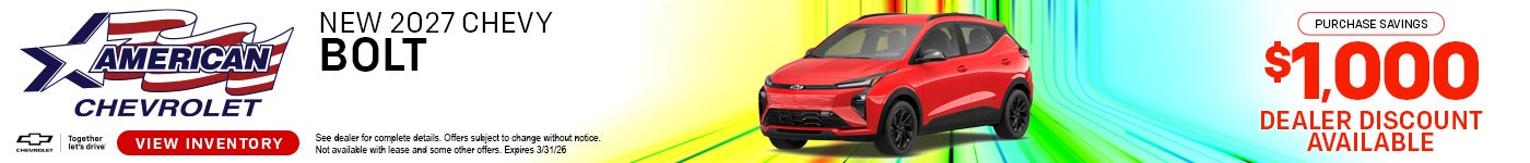 2027 CHEVY BOLT