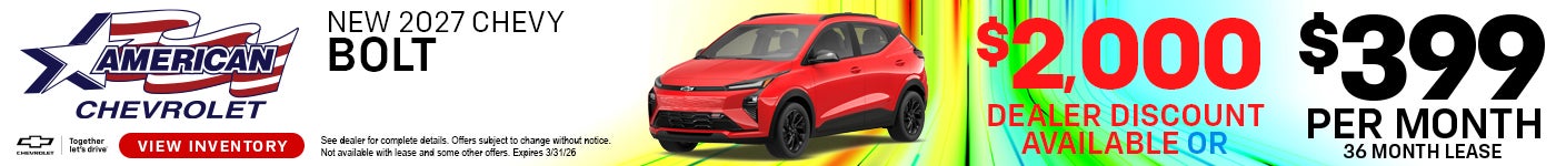 2027 CHEVY BOLT