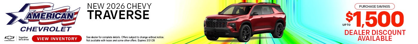 2026 CHEVY TRAVERSE