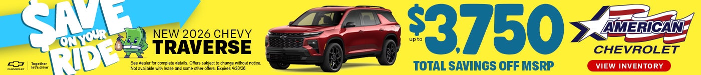 2026 Chevy Traverse