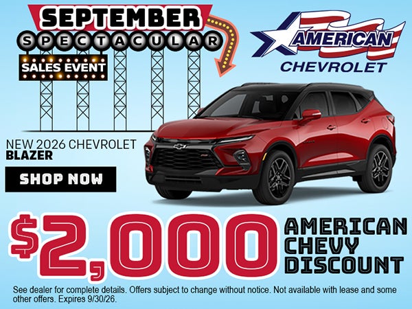 New 2026 Chevrolet Blazer